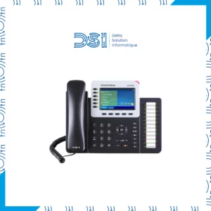 Grandstream GXP2160 – Téléphone IP Professionnel | 6 Lignes | Écran Couleur | PoE & Gigabit