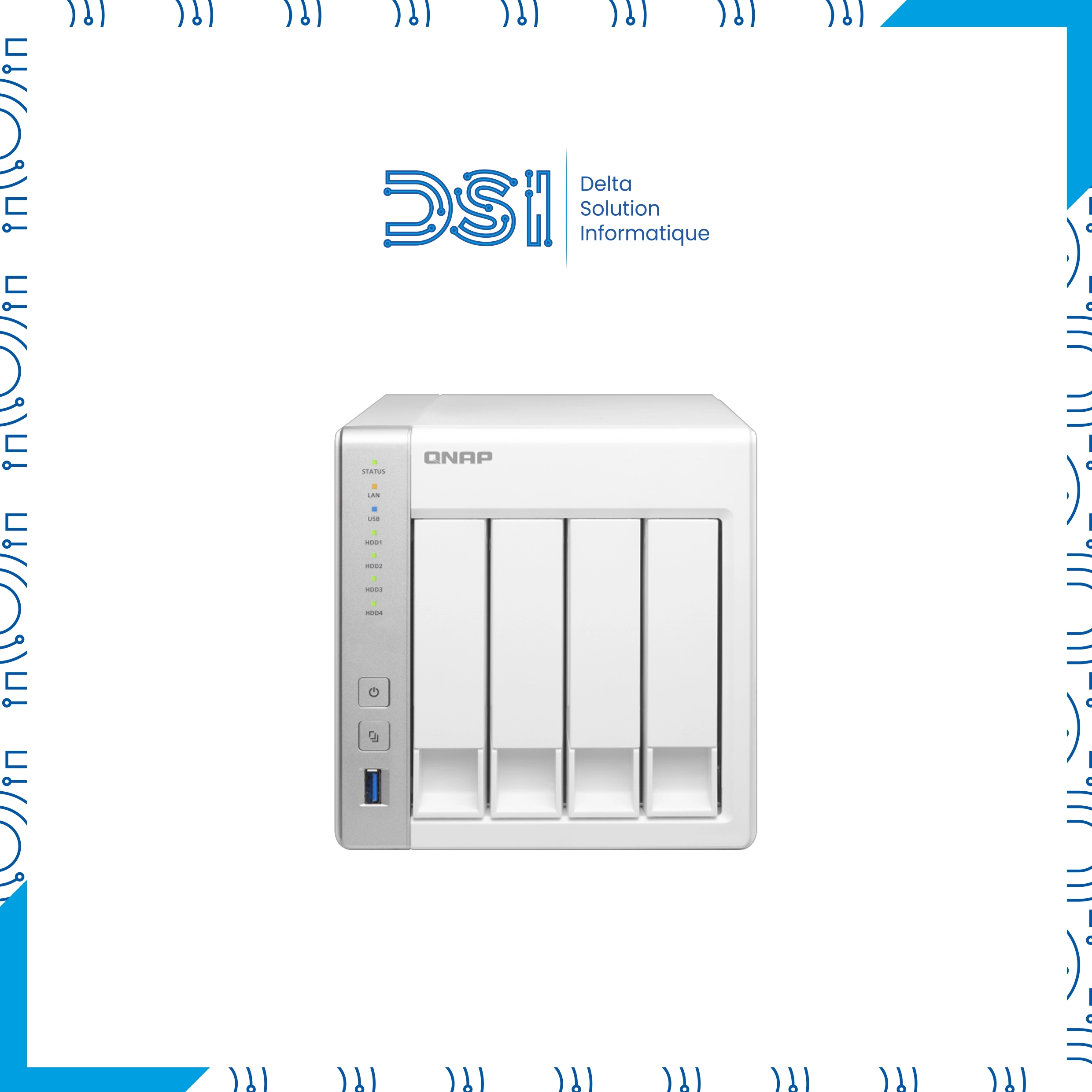 Nas Qnap TS-431K 4 Baies