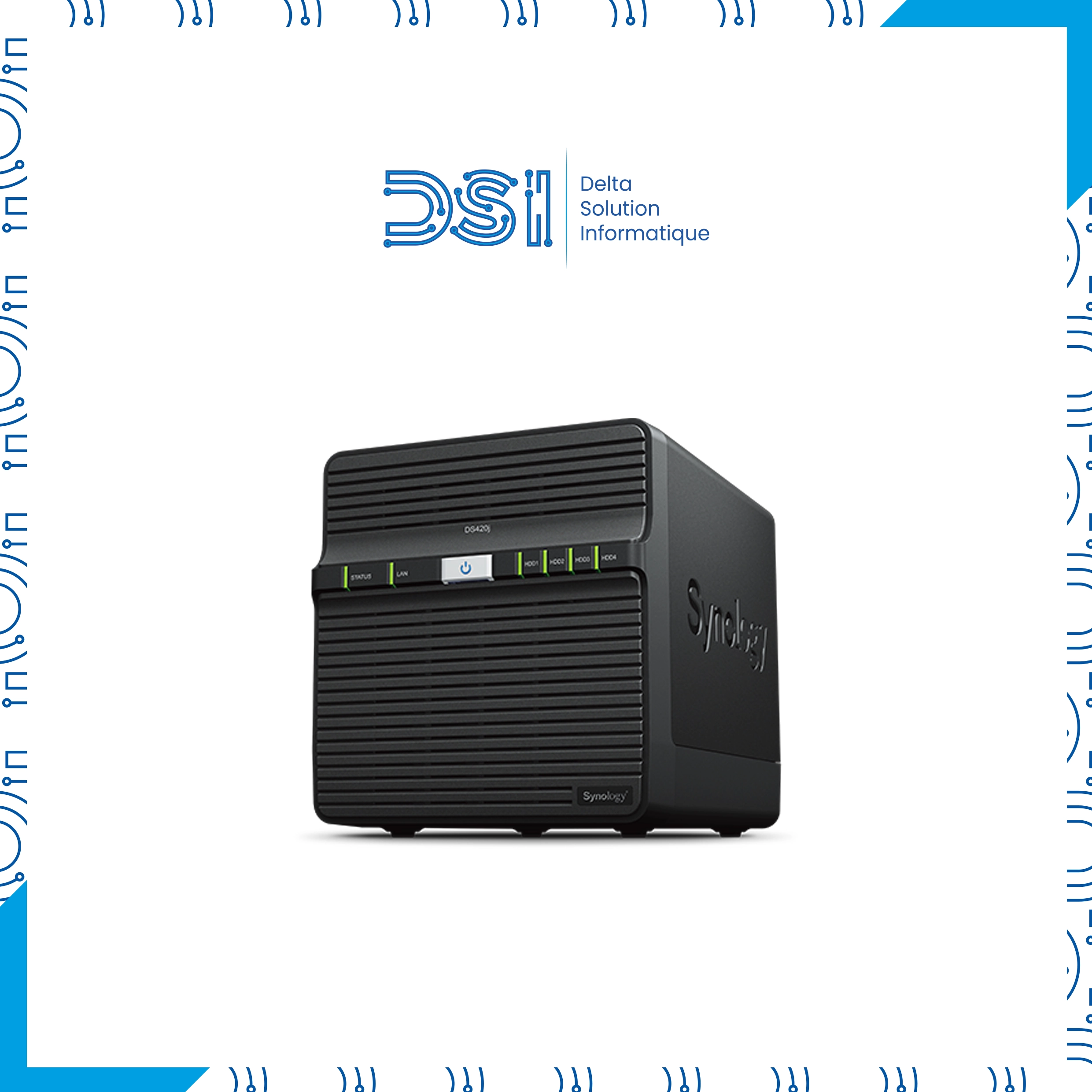 Nas Synology DS-420J 4 Baies