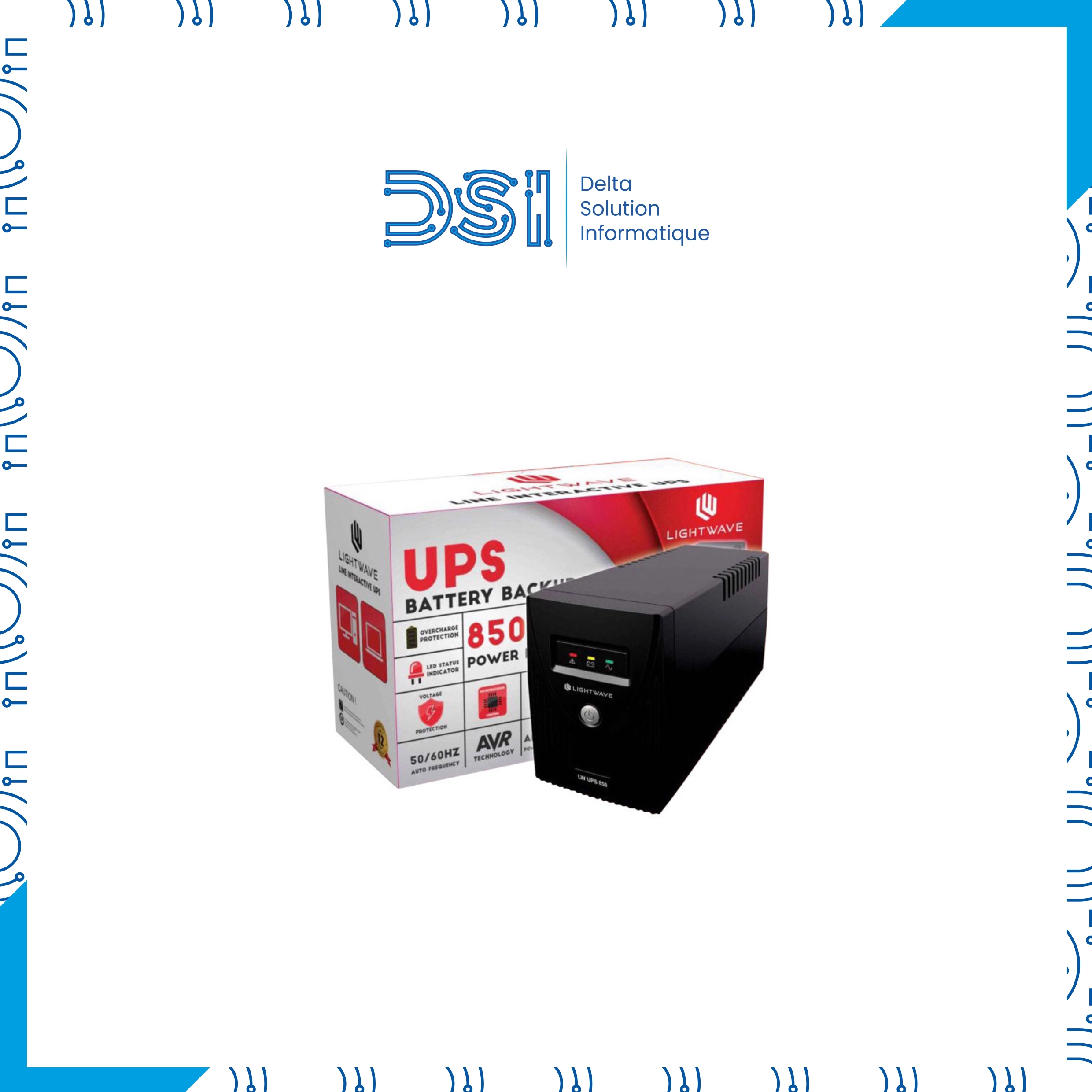 Onduleur Lightwave 850VA