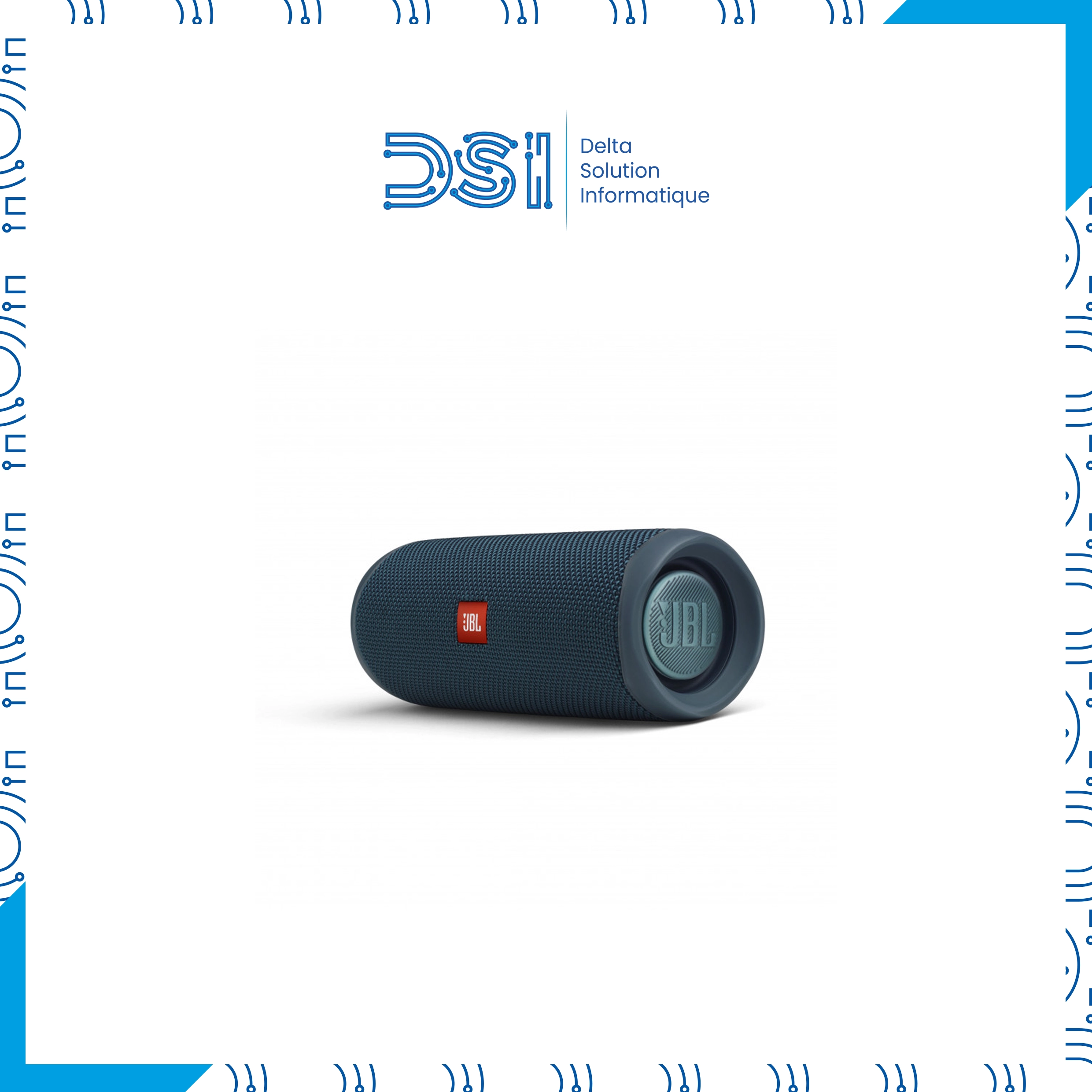 JBL Flip 5 – Enceinte Bluetooth Portable | 20W | IPX7 | 12h d’autonomie