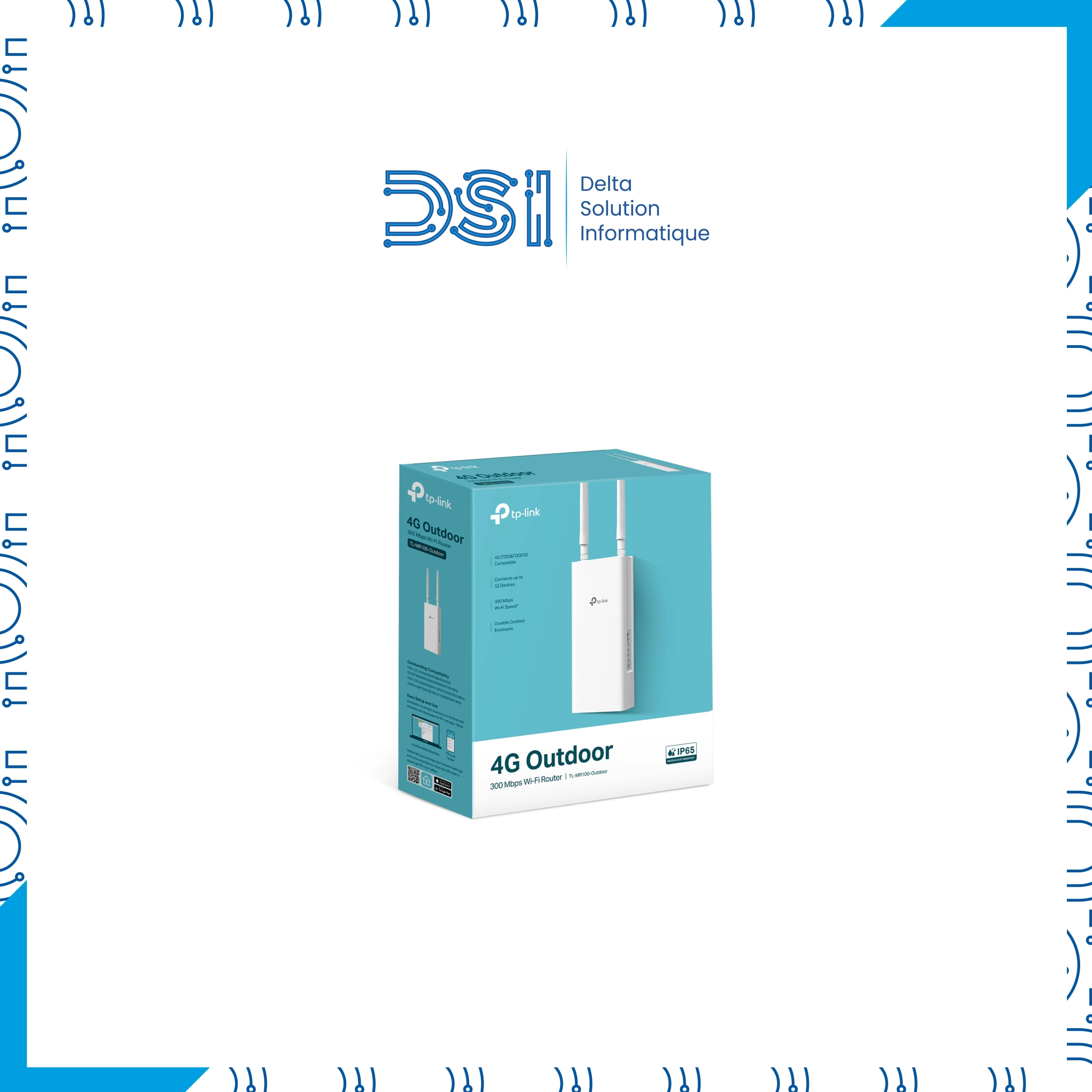 Routeur 4G TP-Link TL-MR100-Outdoor
