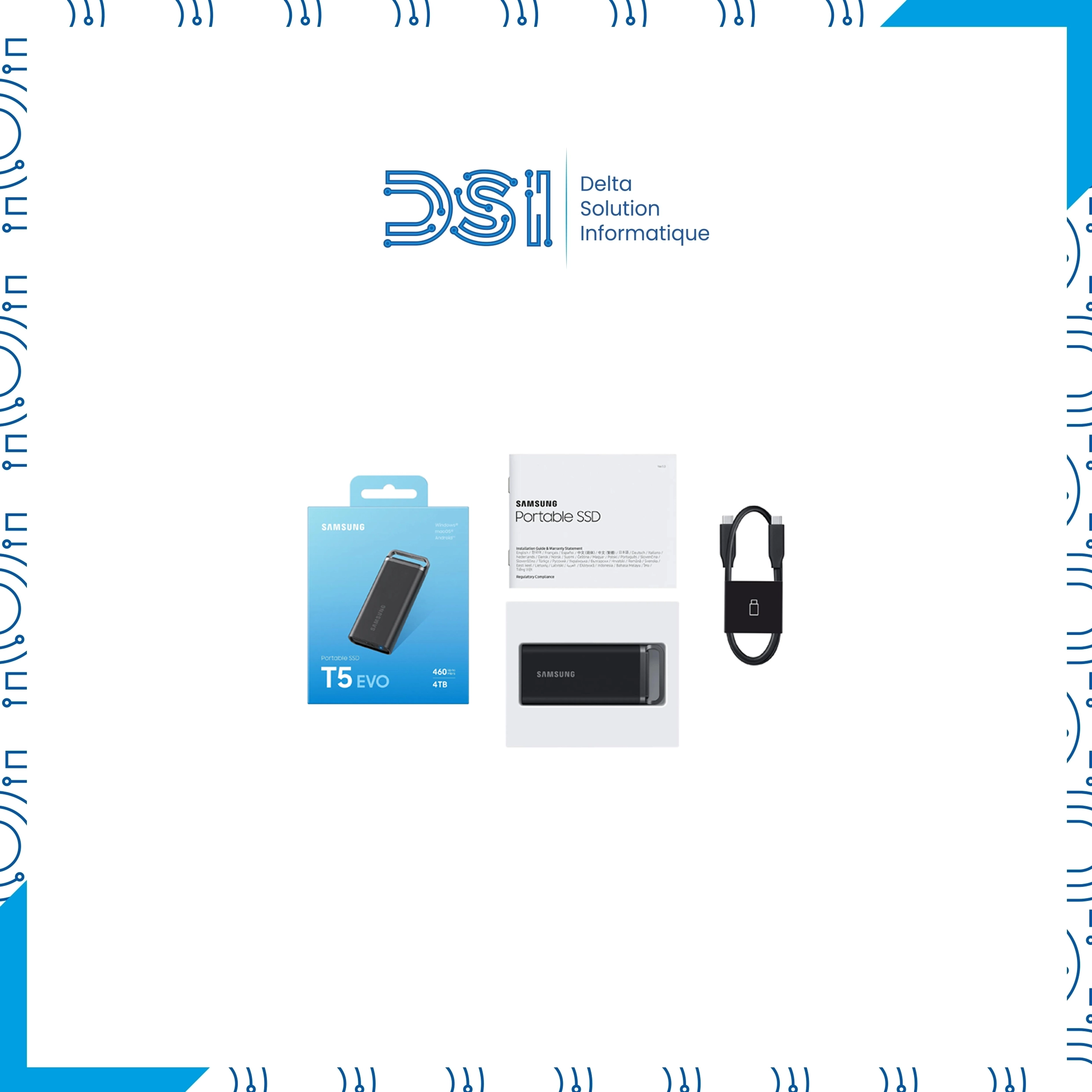 Samsung T5 EVO – SSD Externe 4 To